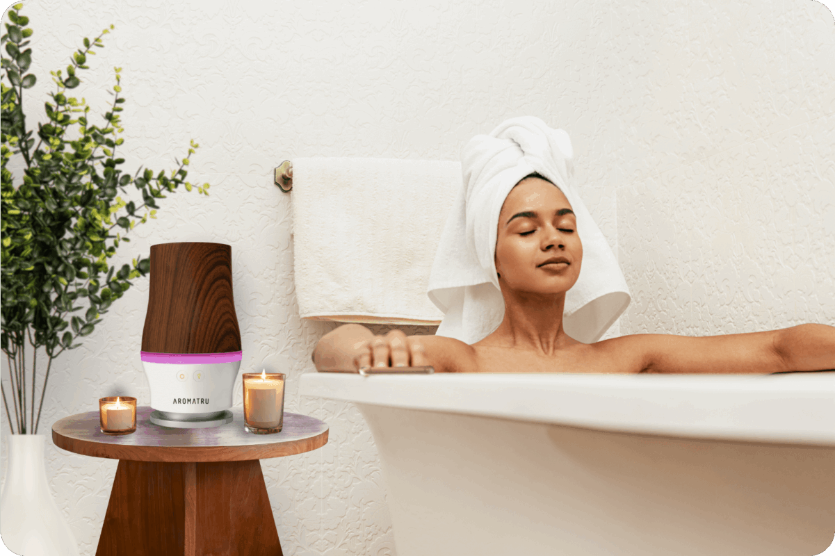 woman in bathtub